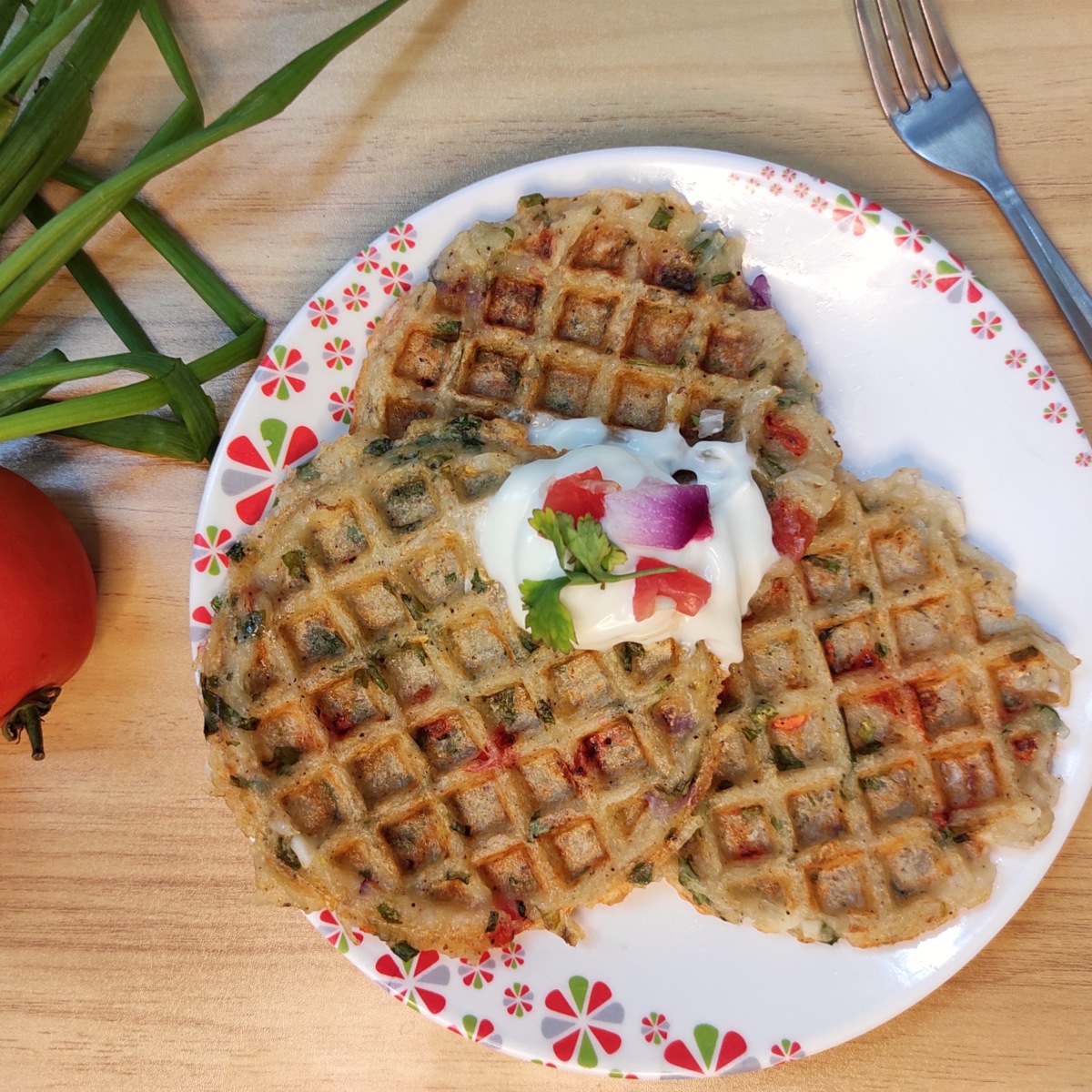 Potato waffle without egg | eggless potato waffle | potato waffle at home